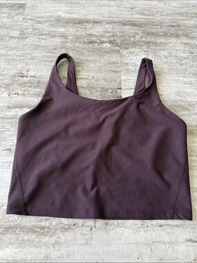 Old Navy Ribbed Tank Top in Deep Plum